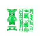 TAMIYA　FM-A FLUORESCENT-COLOR CHASSIS SET (GREEN) (MINI 4WD LIMITED), TAM54766, by TAMIYA