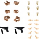 TOMYTEC 1/12 Little Armory [LA-OP14] Tactical Gloves for Sousai Shojo Teien 2 Handgun Set (Tan), TMT26731, by TOMYTEC