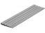Wave Plastic = Material (Gray) Elongated Round Pipe 7 x 14 mm 3pcs, WAV24258, by WAVE