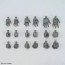 Bandai Gundam Option Parts Set Gunpla 03 (Build Hands Square Shape), BAN67076, by BANDAI