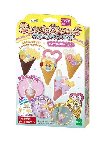 Epoch Sweets Charms Deco Soft Cream Set  , EPC22838, by Epoch