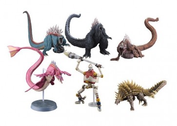Art Spirits Trading Figure Hyper Modeling Series Godzilla Singular Point: 1Box (6pcs), ART00528, by Art Spirits