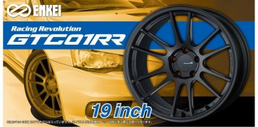 Aoshima 1/24 Enkey GTC 01 RR 19 inch  (4 wheels & tires), AOS53317, by AOSHIMA