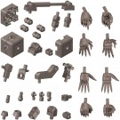 Kotobukiya MECHA SUPPLY ASSORTED 03 JOINT SET GUN METAL VER. , KBY14187, by KOTOBUKIYA