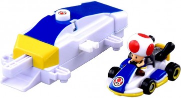 TAKARA TOMY Drift Tomica Mario Kart Drift Starter Set Toad & Standard Kart, TAK02218, by TAKARA TOMY