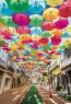 Epoch Jigsaw Puzzle: Umbrella Street Portugal 300pcs , EPC51674, by Epoch