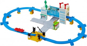 TAKARA TOMY Plarail Let's Build a Town and Run It! Tomica and Plarail My Town Kit, TAK11228, by TAKARA TOMY