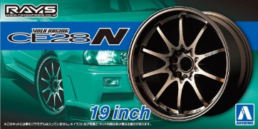 Aoshima 1/24 Volk Racing CE 28 N 19 inch Plastic kit , AOS53911, by AOSHIMA