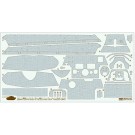 Tamiya 1/35 Detail up Parts Series GERMAN HEAVY TANK KING TIGER (PORSCHE TURRET) COATING SHEET SET  , TAM26491, by TAMIYA