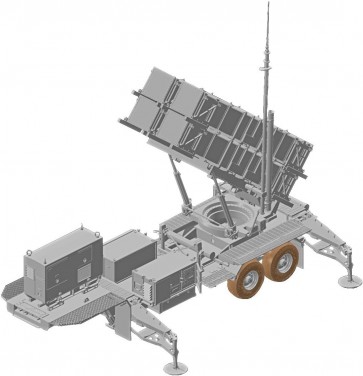 Platz 1/35 Japan Air Self-Defense Force MIM-104C Patriot SAM PAC-2 M901 Launcher Japan Air Self-Defense Force 1st Anti-Aircraft Group 4th Anti-Aircraft Squadron Unit Mark Embroidered Patch Included, PLZ18292, by PLATZ