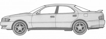 Fujimi 1/24 Inch-up Series No.305 Cresta Tourer S, FUJ47584, by FUJIMI