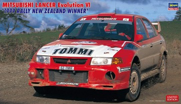 Hasegawa 1/24 Hasegawa Limited MITSUBISHI LANCER EVOLUTION VI 1999 RALLY NEW ZEALAND WINNER  , HAS04157, by HASEGAWA