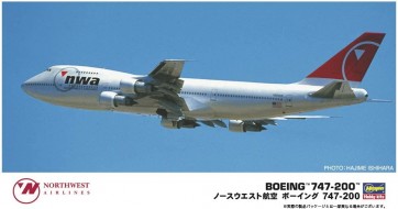 Hasegawa 1/200 Northwest Airlines Boeing 747-200  , HAS08400, by HASEGAWA