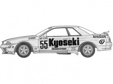 Fujimi 1/24 Inch-up Series No.312 Kyoseki Skyline GP-1 Plus (Skyline GT-R BNR32 Gr.A Specification) 1992, FUJ47683, by FUJIMI