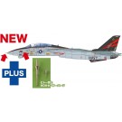 Platz 1/48 US Navy Carrier Fighter F-14A Tomcat Atsugi CVW-5 Metal Pitot Tube Included, PLZ14584, by PLATZ