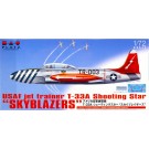 Platz 1/72 US Air Force Trainer T-33A Shooting Star "Sky Blazers"  , PLZ70712, by PLATZ