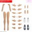 Bandai 30MS Option Body Parts Arm Parts & Leg Parts S [Color C], BAN43060, by BANDAI