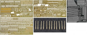 Fujimi 1/350 Grade-Up Parts Series No.34 Imperial Japanese Navy Aircraft Carrier Hiryuu Photo-etched Parts, FUJ17096, by FUJIMI