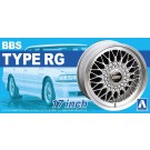 AOSHIMA the tuned parts1 1/24 BBS RG 17 Inch 4 wheels, AOS05240, by AOSHIMA