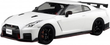 Aoshima 1/24 Raku-Pla Snap Car No.05-BW R35 NISSAN GT-R NISMO 2017 Brilliant White Pearl, AOS67864, by AOSHIMA