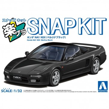 Aoshima 1/32 Raku-Pla Snap Kit No.19-BB Honda NA1 NSX (Berlina Black), AOS65815, by AOSHIMA