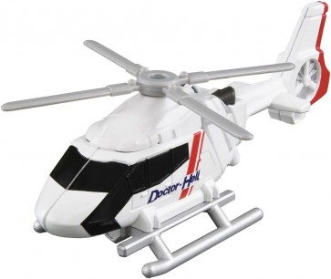 TAKARA TOMY Tomica Job Labor Emergency Unite Vehicle Doctor Helicopter, TAK44850, by TAKARA TOMY