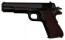 Platz 1/12 GUN - 1 Realistic Weapon Series Realistic Hand Gun (6 types) Plastic kit , PLZ24852, by PLATZ
