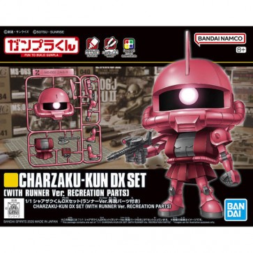 Bandai 1/1 CharZaku-Kun DX Set (With Runner Ver. Recreation Parts), BAN85834, by BANDAI