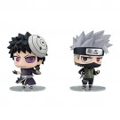MegaHouse Chimi Mega Buddy Series ! NARUTO Shippuden Kakashi Hatake & Obito Uchiha Shinobi World War Set  , MEG27273, by MEGAHOUSE