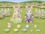 Epoch Sylvanian Families Margaret Rabbit Easter Pair Set, EPC49442, by Epoch