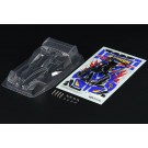 Tamiya 1/32 Mini 4WD Grade Up Part  CYCLONE MAGNUM CLEAR BODY SET  , TAM56111, by TAMIYA