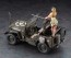Hasegawa 1/24 1/4-ton 4 x 4 Truck (50 Caliber M2 Machine Gun Equipped) w/Blonde Girl Figure  , HAS22831, by HASEGAWA