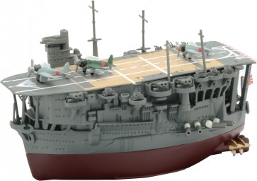 Fujimi Chibi-Maru Kantai Series No.10 EX-2 Chibi-Maru Kantai Japanese aircraft carrier Kaga Special Edition (Includes Etched Parts And Wooden Deck Stickers), FUJ23289, by FUJIMI