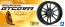 Aoshima 1/24 S Parts Tire & Wheel Set 149 Enkey GTC 01 RR , AOS09048, by AOSHIMA