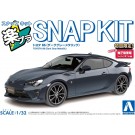 Aoshima 1/32 Raku-Pla Snap Kit No.8-DG Toyota 86 (Dark Gray Metallic), AOS68861, by AOSHIMA