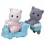 Epoch SYLVANIAN FAMILIES: PERSIAN CAT TWINS , EPC40562, by Epoch