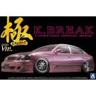 Aoshima 1/24 Super VIP car 102 K-BREAK Toyota 16 Late Aristo (TYPE V) plastic kit , AOS06290, by AOSHIMA