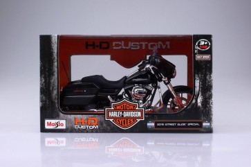 Aoshima Skynet 1/12 Finished Bike model Harley Davidson 2015 Street Glide Special , AOS04484, by AOSHIMA