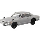 Aoshima 1/32 Raku-Pla Snap Kit No.16-SV Nissan C10 Skyline 2000GT-R (Silver), AOS01626, by AOSHIMA