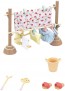 Epoch Sylvanian Families - Furniture: Washed Clothes Hanging Set  , EPC58502, by Epoch