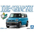 Aoshima 1/32 The Snap Kit No.01-D SUZUKI HUSTLER (SUMMER BLUE METALLIC)  , AOS58336, by AOSHIMA