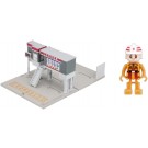 TAKARA TOMY Tomica Town Fire Station (with firefighter), TAK33984, by TAKARA TOMY