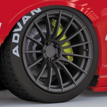 Aoshima 1/24 The Tuned parts 106 Enkei RS05RR 18-inch  , AOS06119, by AOSHIMA