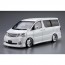 Aoshima 1/24 the tuned car No.7 SILK BLAZE MNH/ANH10, 15W ALPHARD '05 (TOYOTA)  , AOS58732, by AOSHIMA