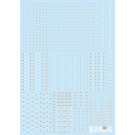 HI Q PARTS 1/144 RB03 Caution Decals White & Orange (1 Sheet), HIQ89616, by HI Q PARTS