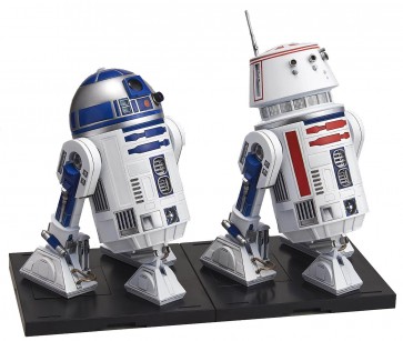 BANDAI  Star Wars Plastic Model Kit 1/12 STARWARS R2-D2 & R5-D4, BAN59638, by BANDAI