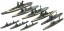 Fujimi 1/3000 1945 Kure Army Port Ship Set (Ise/Hyuga/Haruna/Ohyodo/Kagerou type) , FUJ01393, by FUJIMI