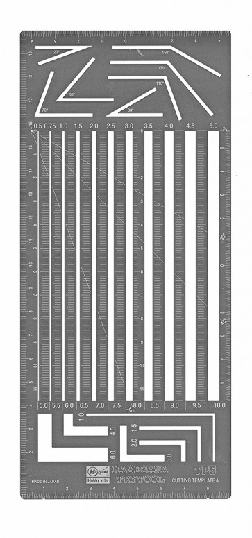 Hasegawa  Cutting template A (ruler for direct parallel width), HASTP5, by HASEGAWA