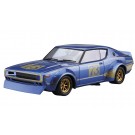 Aoshima 1/24 Nissan KPGC 110 Impressive Ken Merry Racing # 73 plastic kit , AOS53492, by AOSHIMA