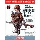 Fine Molds 1/12 World Fighter Collection WW.II German Waffen SS Soldier Rudolph / ZB-26 Light Machine Gun, FIN20513, by Fine Molds